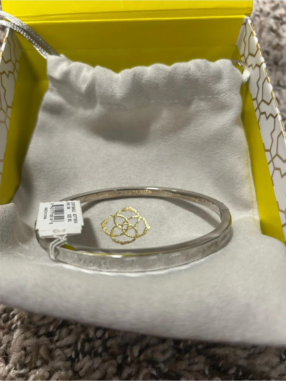 Kendra Scott Silver Zorte Bangle Bracelet